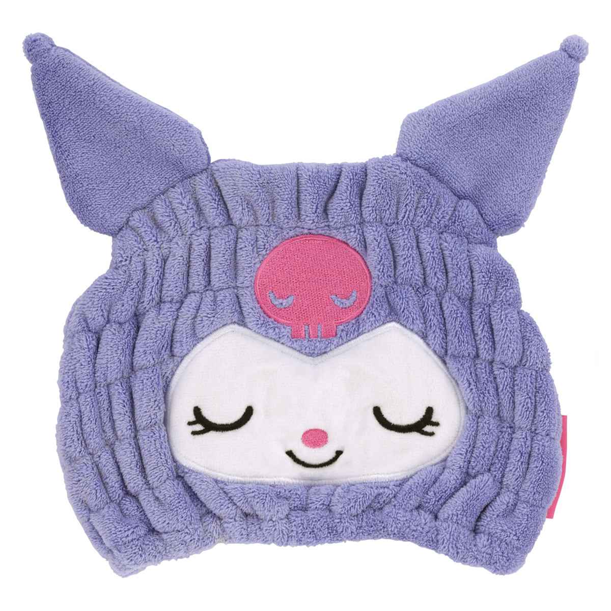 ヘアキャップ 吸水速乾タオルキャップ クロミ ねむねむ ( タオルキャップ ドライキャップ 子供 キッズ お風呂上がり キャラクター サンリオ SANRIO くろみ 吸水キャップ マイクロファイバー 速乾 風呂上り プール かわいい )