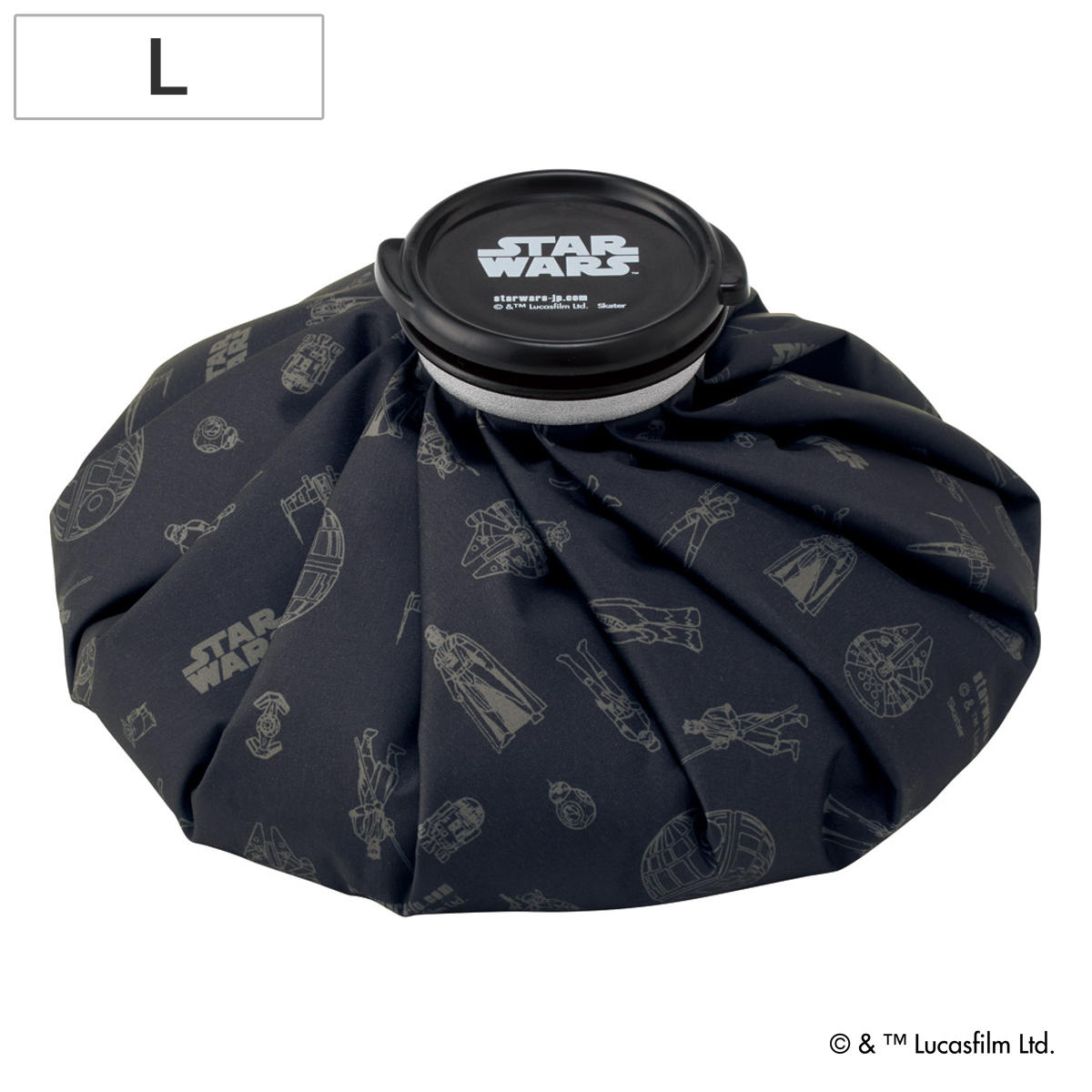氷のう アイスバッグL STAR WARS ( 氷嚢 氷袋 熱冷まし アイシング 氷枕 暑さ対策 冷やす 冷却 キャラ 温冷兼用 アイシングバッグ アイスバック 夏 冬 熱さまし 冷却グッズ 熱中症対策 )
