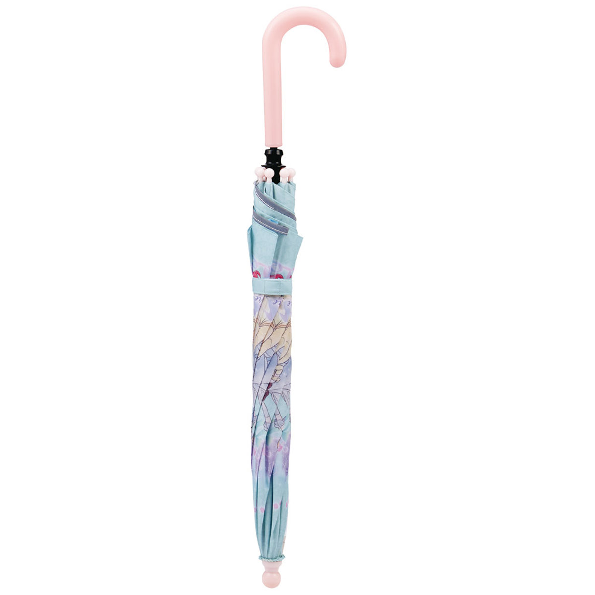傘 子ども傘 40cm ディズニー プリンセス ( かさ 透明窓付き 軽量 丈夫 折れにくい 手開き 安全カバー 子供用 幼児 雨傘 雨具 カサ 3歳 4歳 5歳 軽い ネームタグ 透明窓 通園 保育園 幼稚園 適応身長 95〜105cm キャラクター )