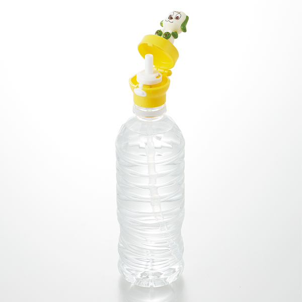 Dショッピング ストロー ペットボトル用 マスコット付 ストローホッパー いないいないばあっ ワンワン ペットボトルキャップ ストロートレーニング ストロー付き キャラクター キッズ 保育園 子供 子供用 飲みやすい キャラ カテゴリ 水筒の販売できる商品
