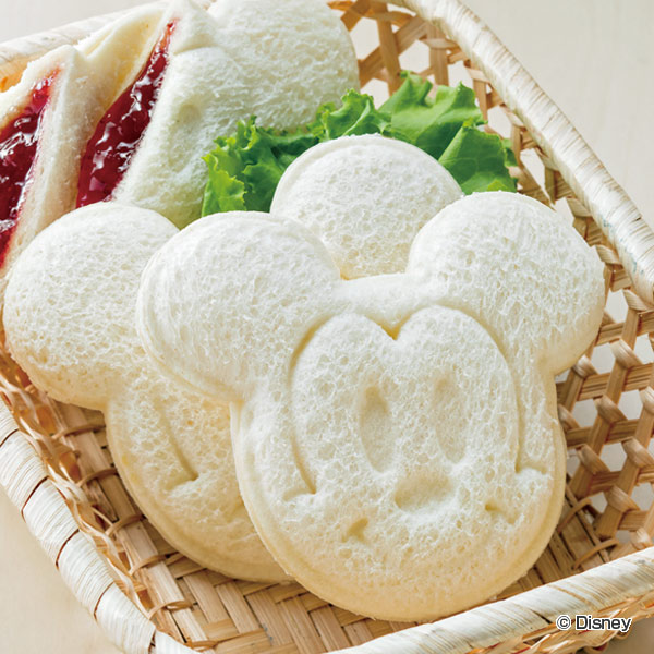 サンドイッチ 抜き型 ダイカットサンドパンぬき型 ミッキーマウス （ ミッキー サンドイッチメーカー お弁当 キャラ デコ弁 型 パン型 キ