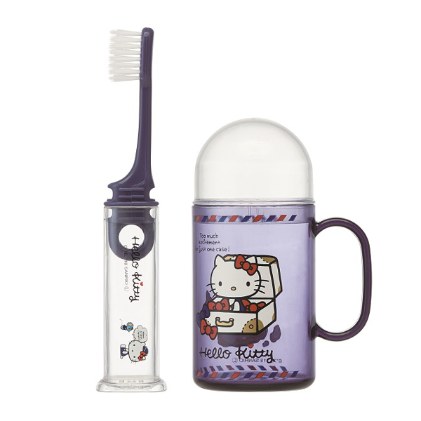 デンタルキット 歯ブラシ コップ 携帯用 ハローキティ トラベル 子供