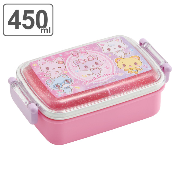 Dショッピング お弁当箱 1段 抗菌 ふわっとタイトランチボックス ミュークルドリーミー おともだち 450ml 子供 みゅー 弁当箱 キッズ ランチボックス レンジ対応 食洗機対応 一段 小さい お弁当 幼稚園 保育園 サンリオ キャラ 女子 Ag 銀 カテゴリ 弁当箱の