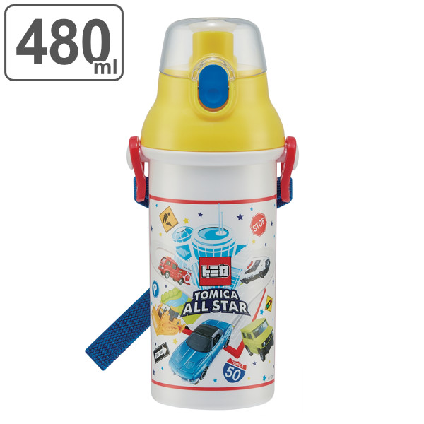 dショッピング |水筒 抗菌 プラスチック 直飲み トミカ 軽量 480ml
