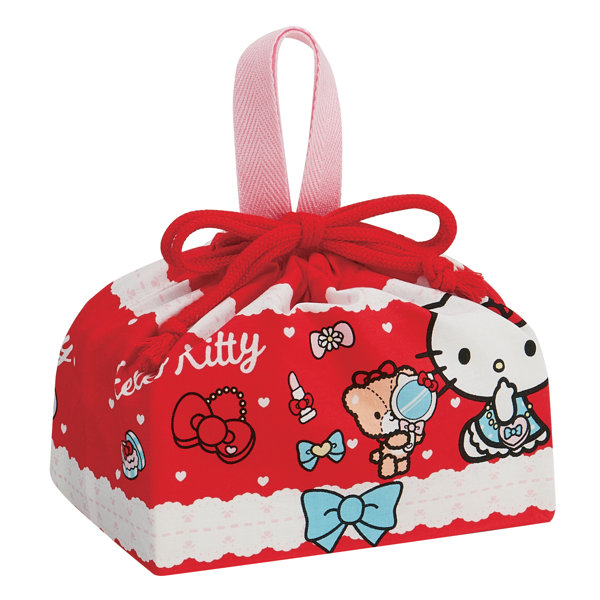 Dショッピング お弁当袋 巾着袋 ランチ巾着 ハローキティ おしゃれガール 子供 キャラクター キティ 巾着 キッズ ランチバッグ 幼稚園 保育園 お弁当グッズ ランチグッズ 小物入れ お弁当箱 弁当箱 弁当 子供用 給食袋 給食 袋 弁当巾着 マチ カテゴリ 弁当箱の