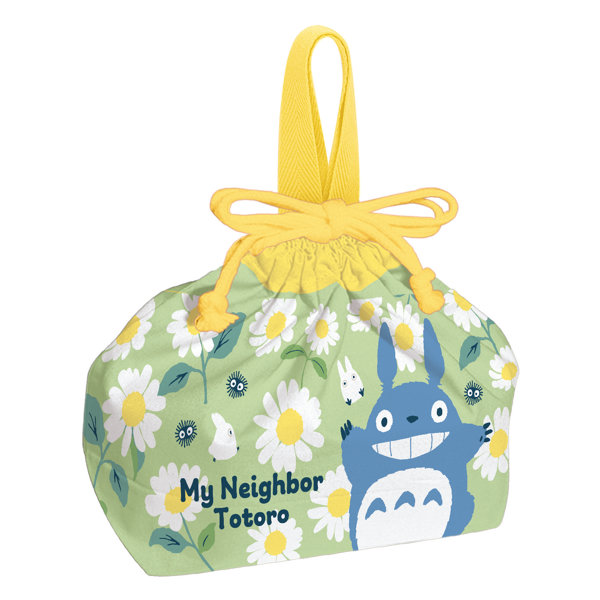 お弁当袋 巾着袋 ランチ巾着 となりのトトロ デイジー 子供 メーカー再生品 キャラクター トトロ 巾着 キッズ ランチバッグ 幼稚園 保育園 袋 ランチグッズ 弁当巾着 給食 お弁当グッズ 弁当箱 弁当 マチ 給食袋 お弁当箱 子供用 小物入れ