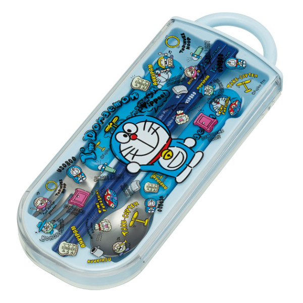 Lohaco 10 Offクーポン対象商品 トリオセット 抗菌 箸 スプーン フォーク スライド ドラえもん ぬいぐるみ カトラリーセット 食洗機対応 カトラリー スライド式 お箸 子供 キャラクター 食洗機ok Ag キッズ 幼稚園 保育園 持ち運び お弁当 弁当 ケース付き