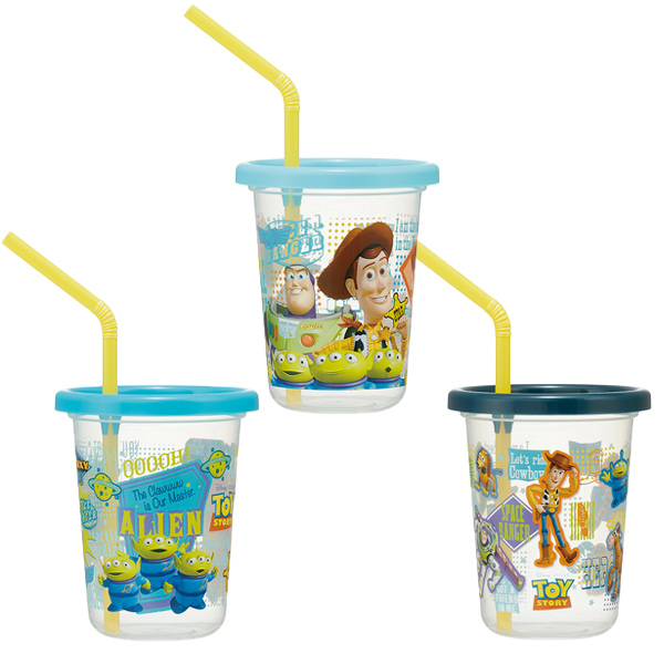 ディズニートイストーリーエイリアンプラスチックタンブラー2点