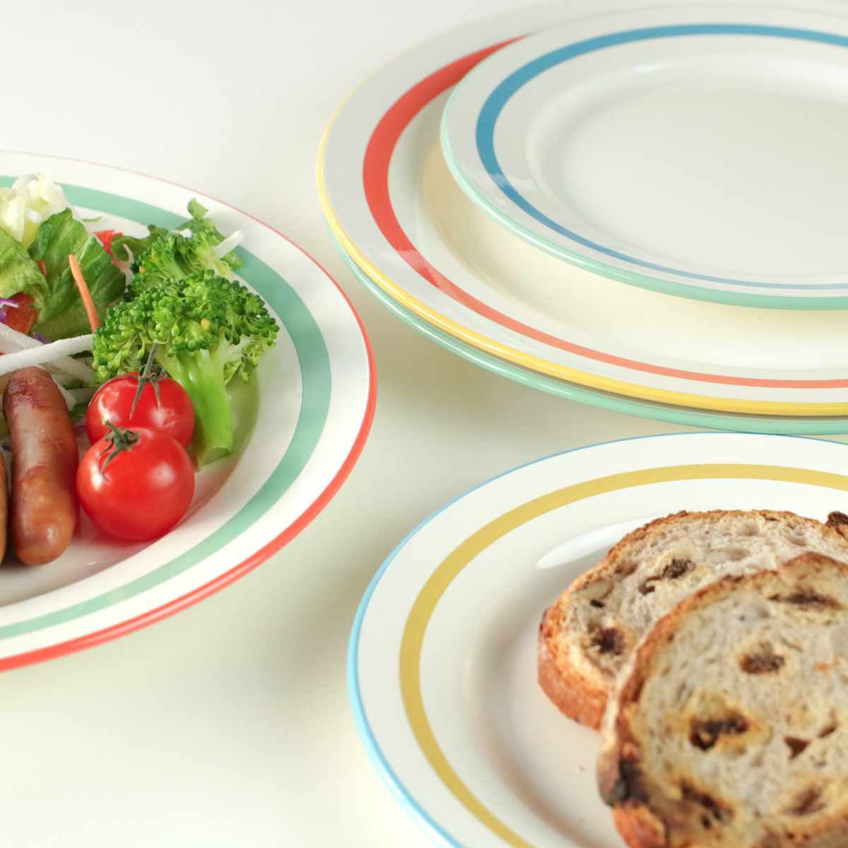 クーププレート 18cm Linea ( 食洗機対応 電子レンジ対応 深皿 皿 お皿 中皿 軽い 割れにくい ピラフ チャーハン サラダ 煮込み料理 おしゃれ ) 【グリーン】 グリーン