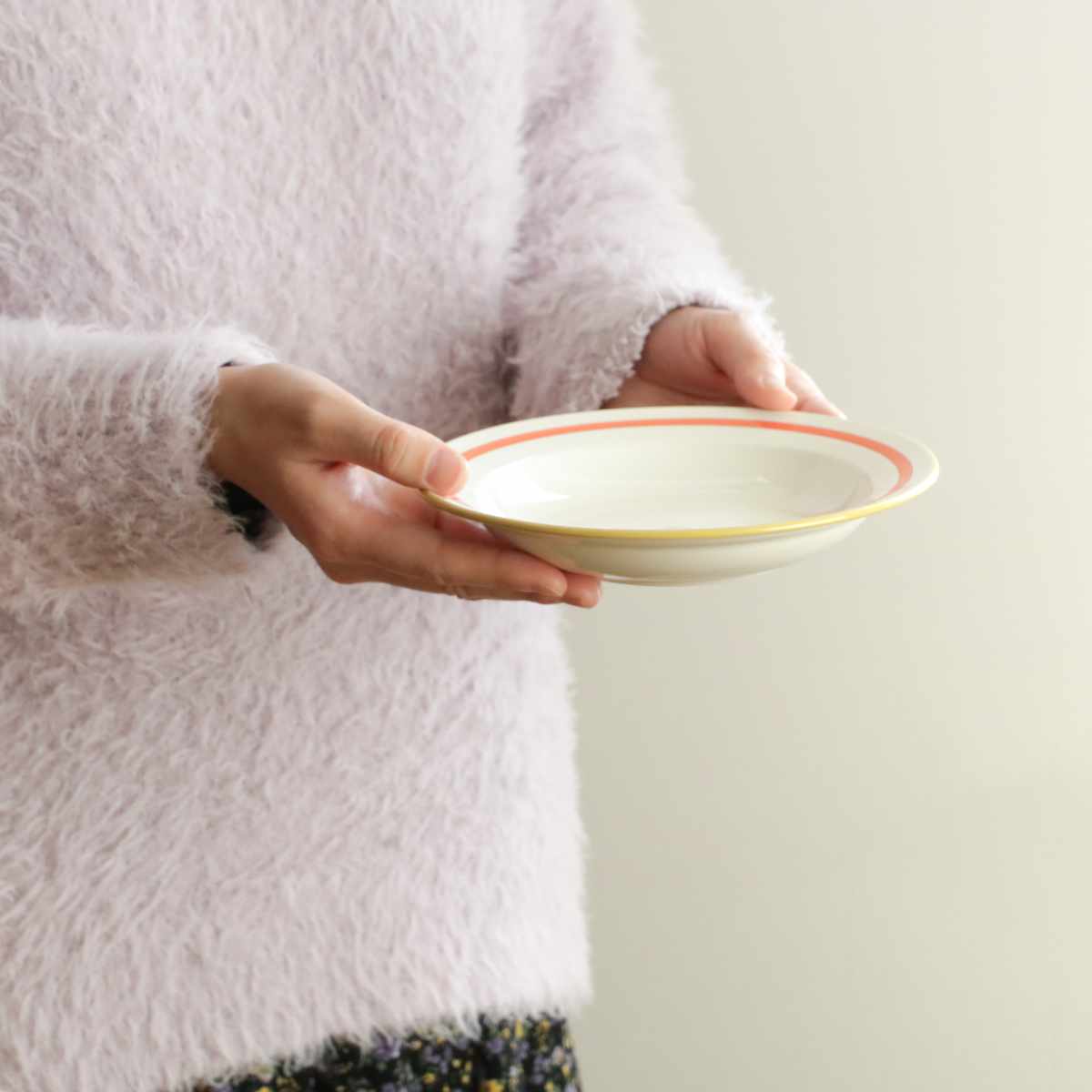 クーププレート 18cm Linea ( 食洗機対応 電子レンジ対応 深皿 皿 お皿 中皿 軽い 割れにくい ピラフ チャーハン サラダ 煮込み料理 おしゃれ ) 【グリーン】 グリーン