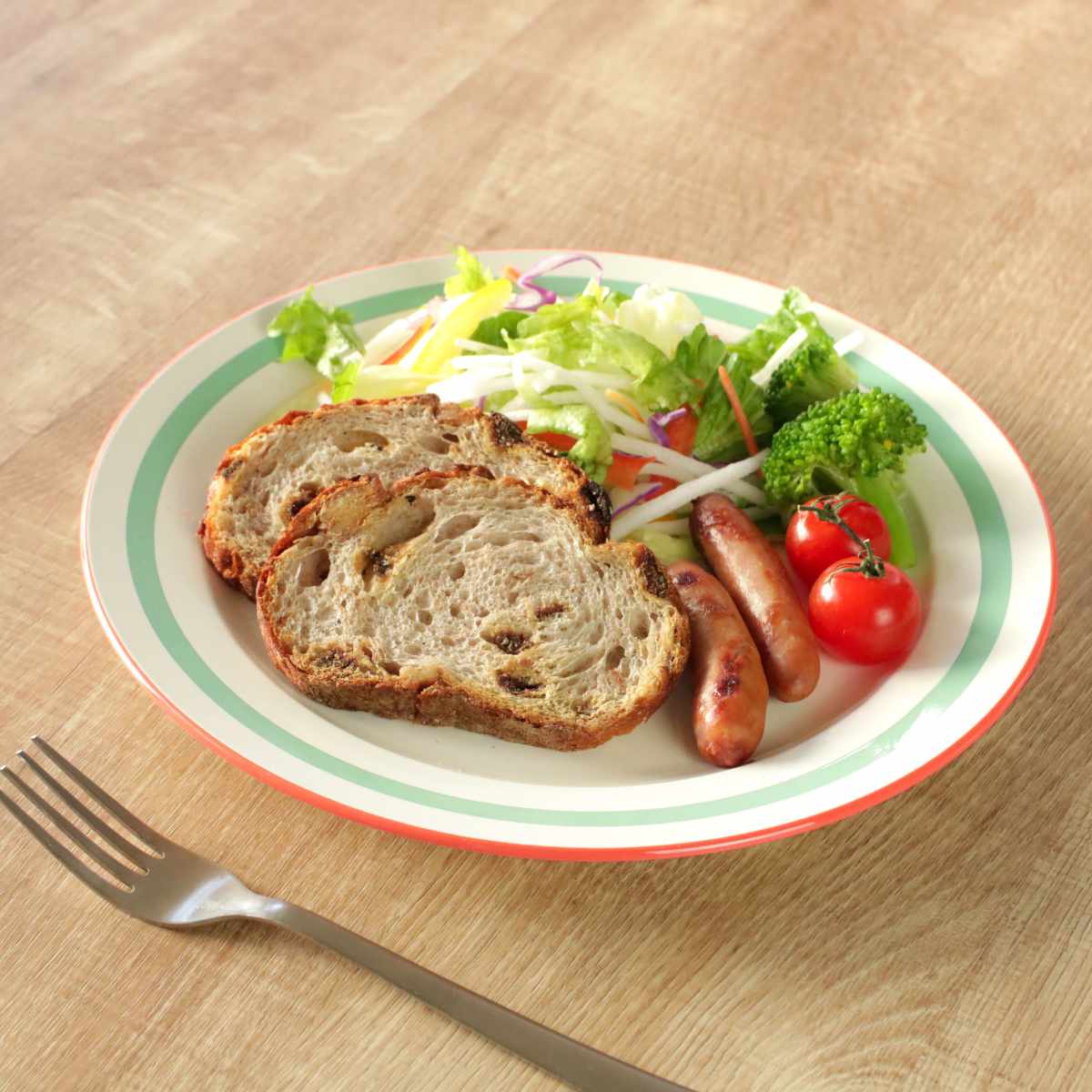 プレート 24cm Linea ( 食洗機対応 電子レンジ対応 皿 お皿 大皿 平皿 軽い 割れにくい ワンプレート モーニングプレート 盛り皿 メイン料理 おしゃれ ) 【グリーン】 グリーン