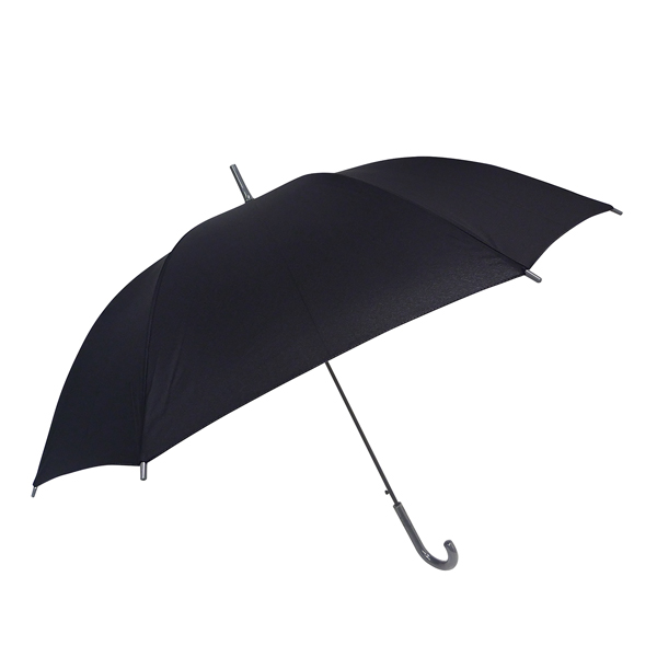 傘 約60cm ブラック 紳士傘 ジャンプ傘 （ 雨傘 長傘 アンブレラ メンズ シンプル おしゃれ 通勤 通学 ワンタッチ ジャンプ カサ かさ ）