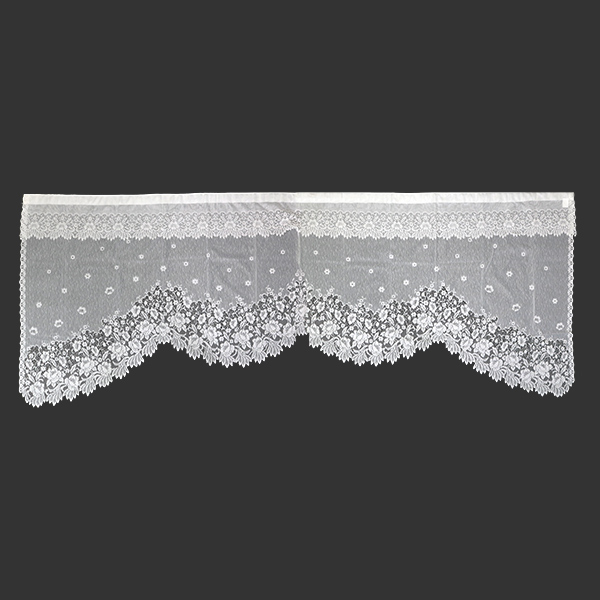 カフェカーテン デザインカーテン 295×105cm ( 出窓 カーテン 目隠し 窓 ファブリック 洋室 リビング キッチン 子供部屋 小窓 おしゃれ 洗える 簡単取り付け )