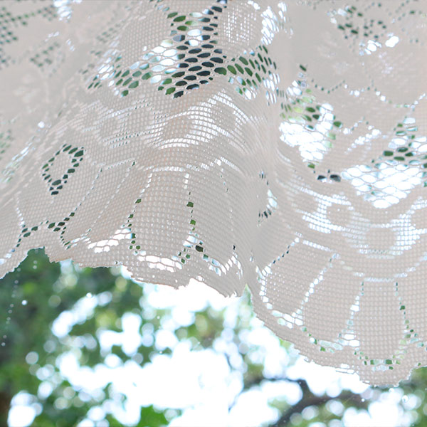 カフェカーテン デザインカーテン 295×105cm ( 出窓 カーテン 目隠し 窓 ファブリック 洋室 リビング キッチン 子供部屋 小窓 おしゃれ 洗える 簡単取り付け )