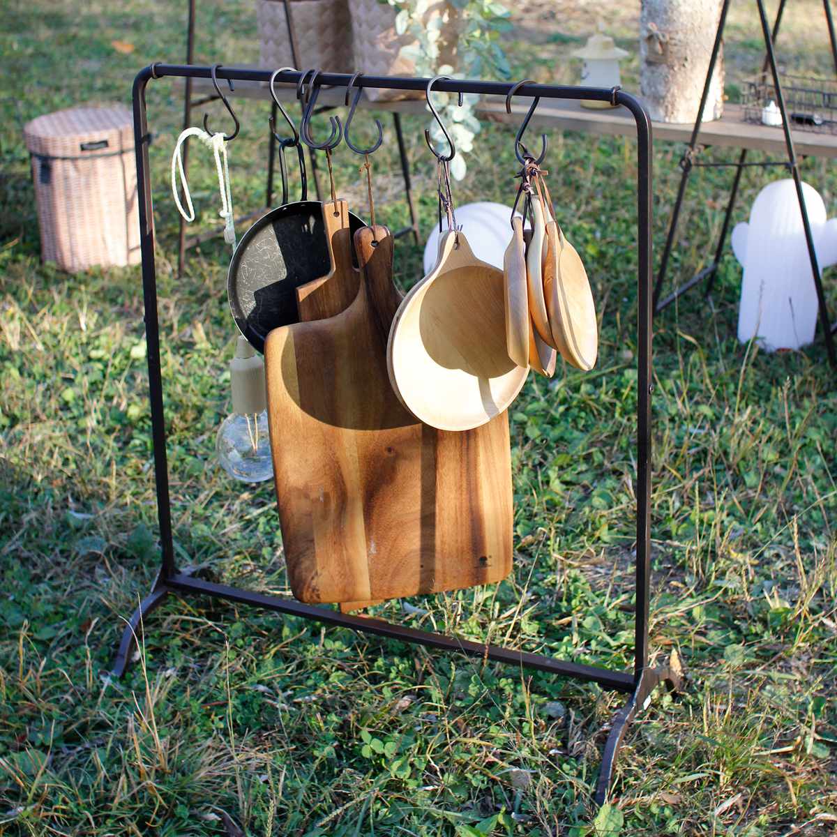 ハンガーラック ジョセフアイアン ロー 組立式 幅71cm 収納 幅71×奥行30×高さ80cm ( コートハンガー パイプハンガー 洋服掛け コート掛け 衣類 コンパクト 軽量 シンプル おしゃれ 玄関 来客用 洋服 掛け 収納用品 省スペース )