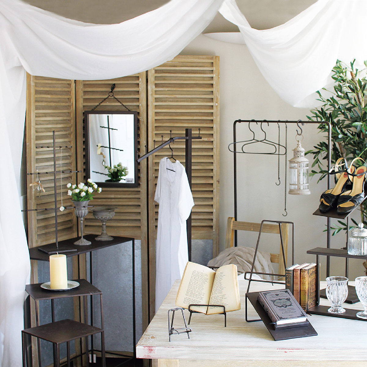 ハンガーラック ジョセフアイアン スリム 組立式 幅45cm 収納 幅45×奥行30×高さ144.5cm ( コートハンガー パイプハンガー 洋服掛け コート掛け 衣類 コンパクト 軽量 シンプル おしゃれ 玄関 来客用 洋服 掛け 収納用品 )