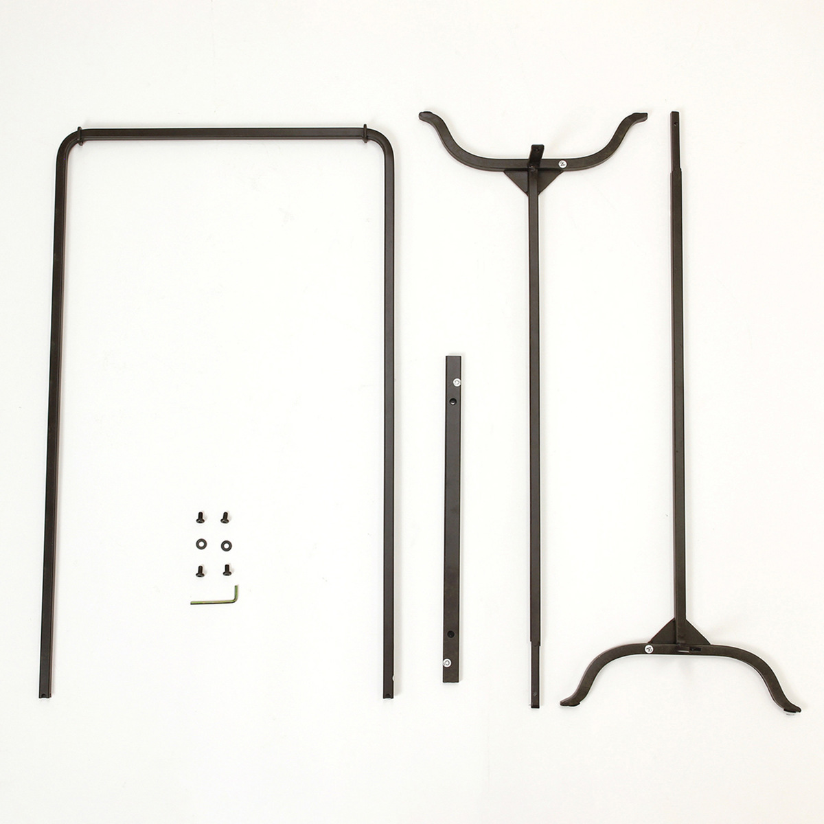 ハンガーラック ジョセフアイアン スリム 組立式 幅45cm 収納 幅45×奥行30×高さ144.5cm ( コートハンガー パイプハンガー 洋服掛け コート掛け 衣類 コンパクト 軽量 シンプル おしゃれ 玄関 来客用 洋服 掛け 収納用品 )