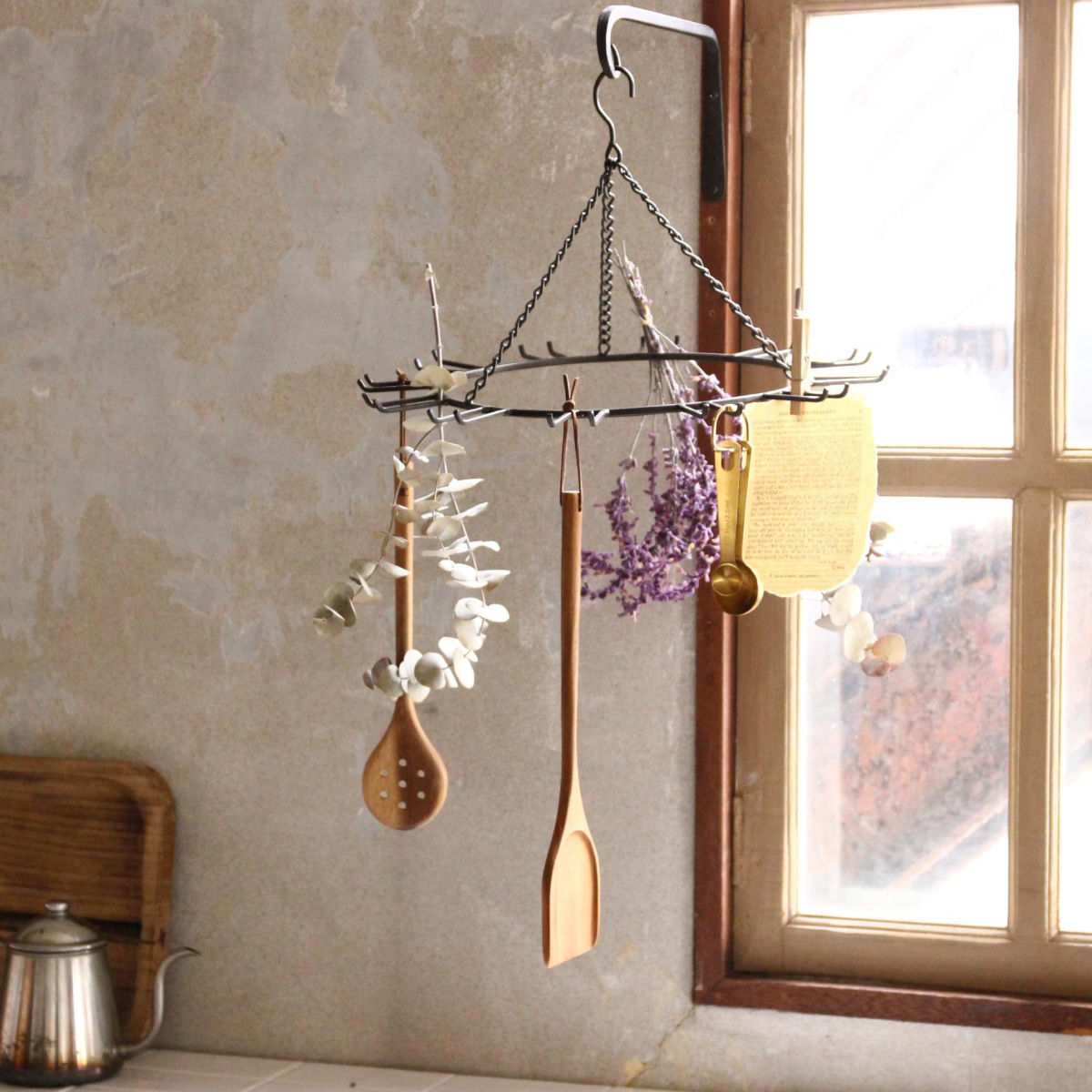 フック ジョセフアイアン サークルフック 引っ掛け ( 吊り下げハンガー 吊り下げ ハンギング 吊るす 収納 観葉植物 ディスプレイ インテリア おしゃれ 見せる収納 魅せる収納 ドライフラワー )