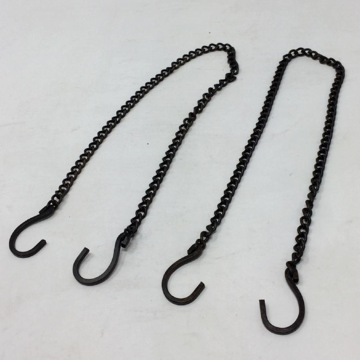 フック ジョセフアイアン チェーンフック 2本入り ロング ( 吊り下げ ハンギング 吊るす 収納 DIY 金具 S字フック 観葉植物 ディスプレイ インテリア おしゃれ 見せる収納 魅せる収納 )