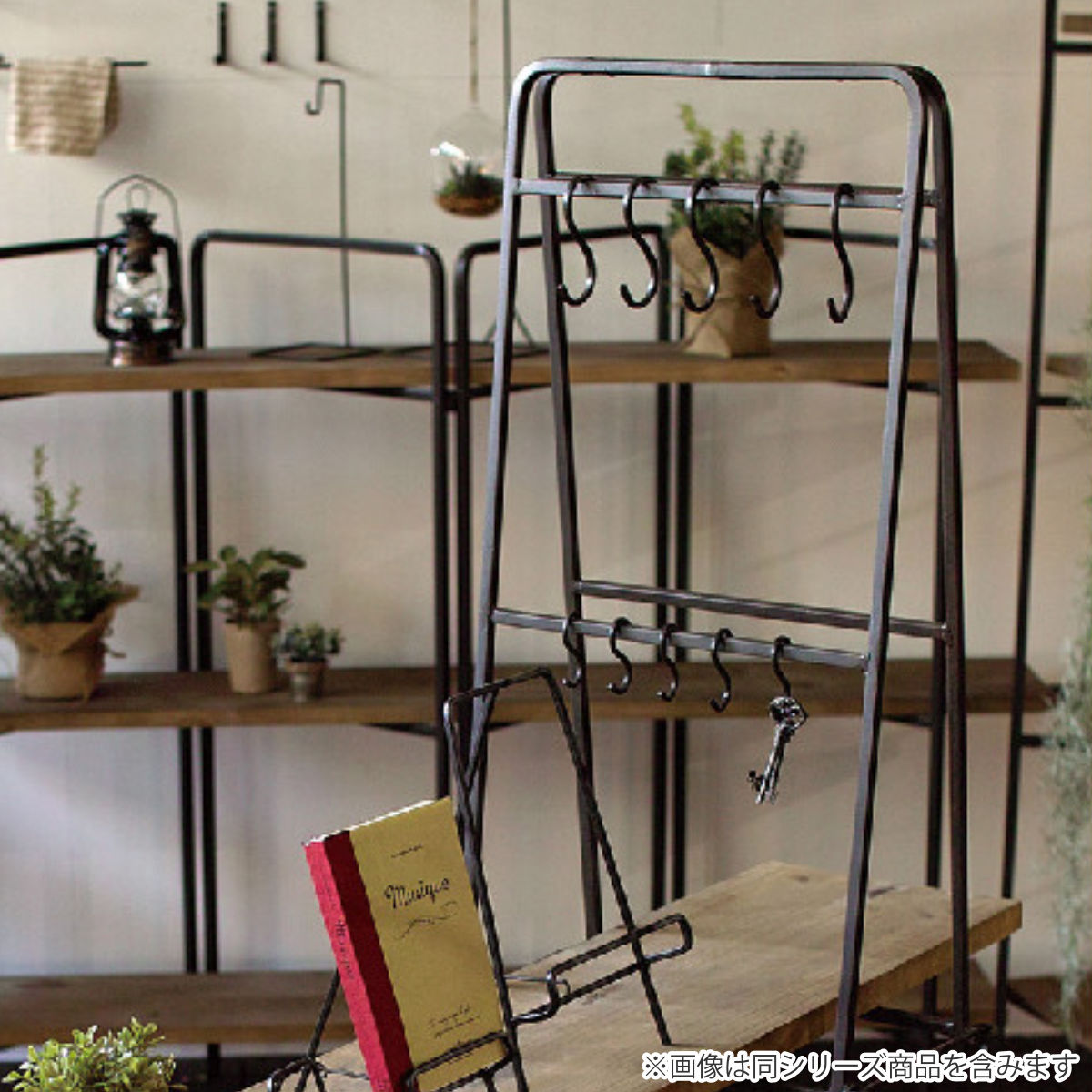 フック ジョセフアイアン ミニ S字フック 5個入り ( 吊り下げ ハンギング 吊るす 収納 DIY 金具 Sカン アイアンフック 引っ掛け 掛ける おしゃれ Sフック 小物 見せる収納 魅せる収納 )