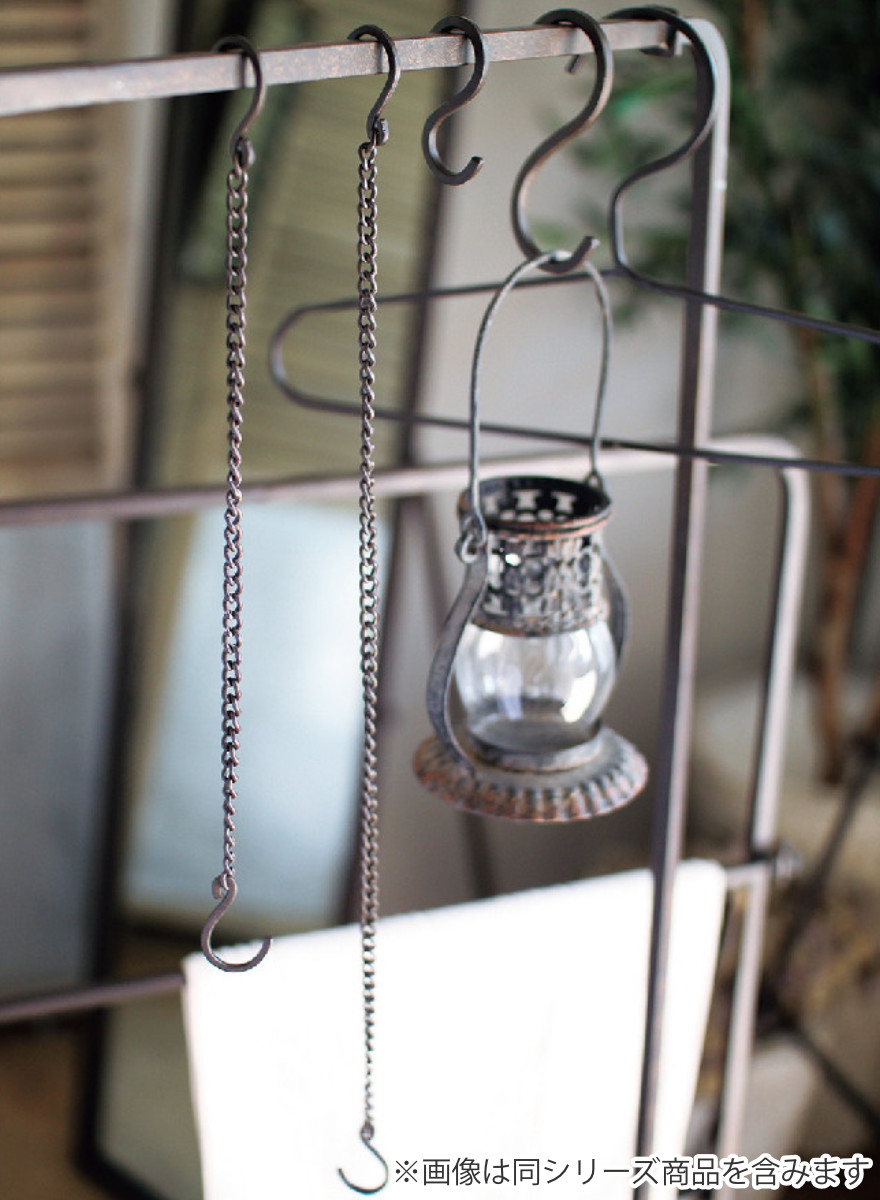 フック ジョセフアイアン ミニ S字フック 5個入り ( 吊り下げ ハンギング 吊るす 収納 DIY 金具 Sカン アイアンフック 引っ掛け 掛ける おしゃれ Sフック 小物 見せる収納 魅せる収納 )