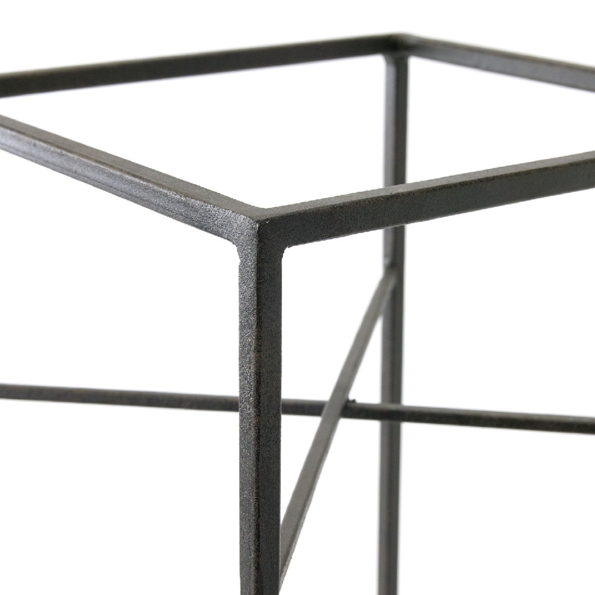 花台 ジョセフアイアン フラワープランターラック Mサイズ ( プランター スタンド ガーデニング用品 鉢置き 園芸 鉢台 庭 ベランダ テラス エントランス ガーデニング アイアンフレーム 角型 正方形 )