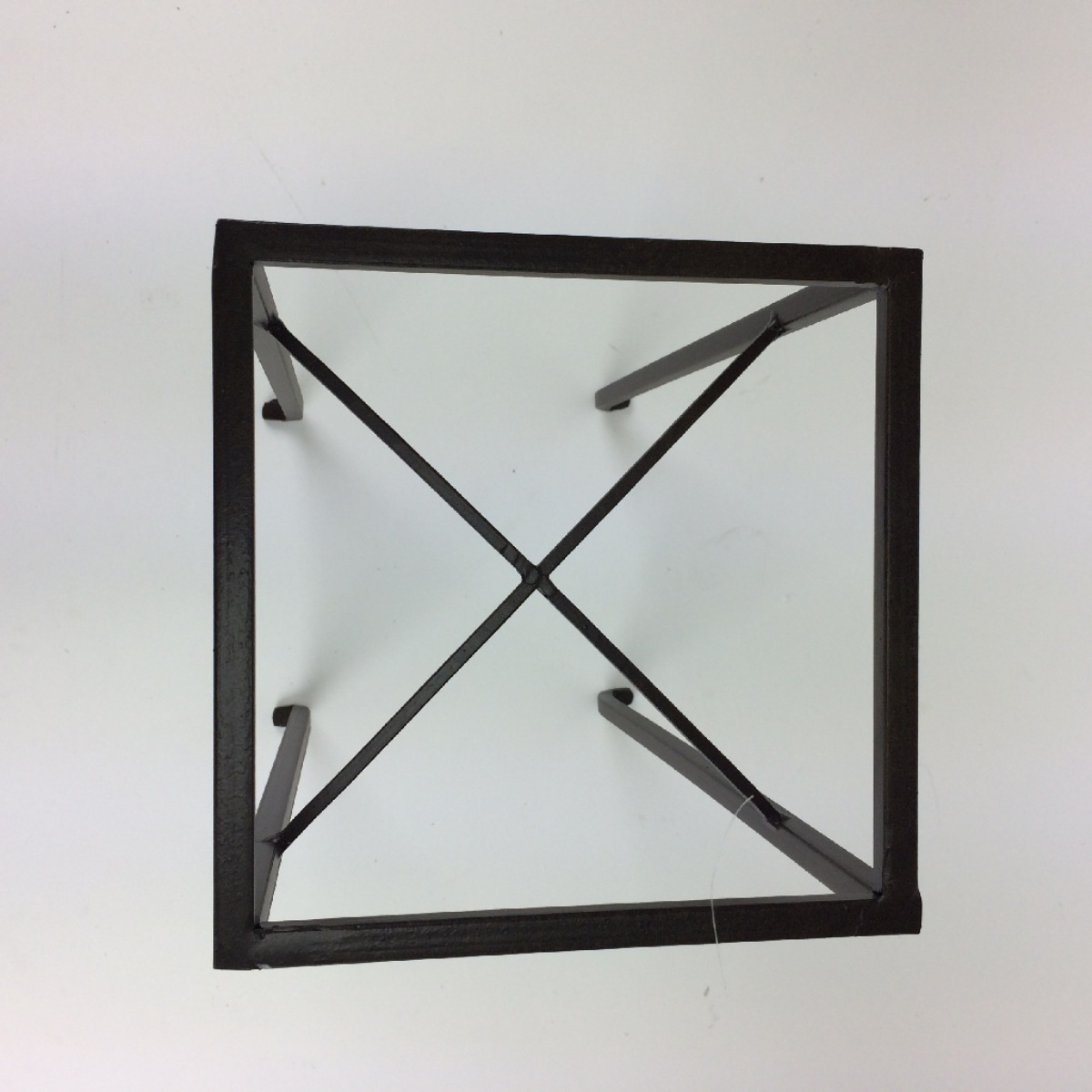 花台 ジョセフアイアン フラワープランターラック Mサイズ ( プランター スタンド ガーデニング用品 鉢置き 園芸 鉢台 庭 ベランダ テラス エントランス ガーデニング アイアンフレーム 角型 正方形 )