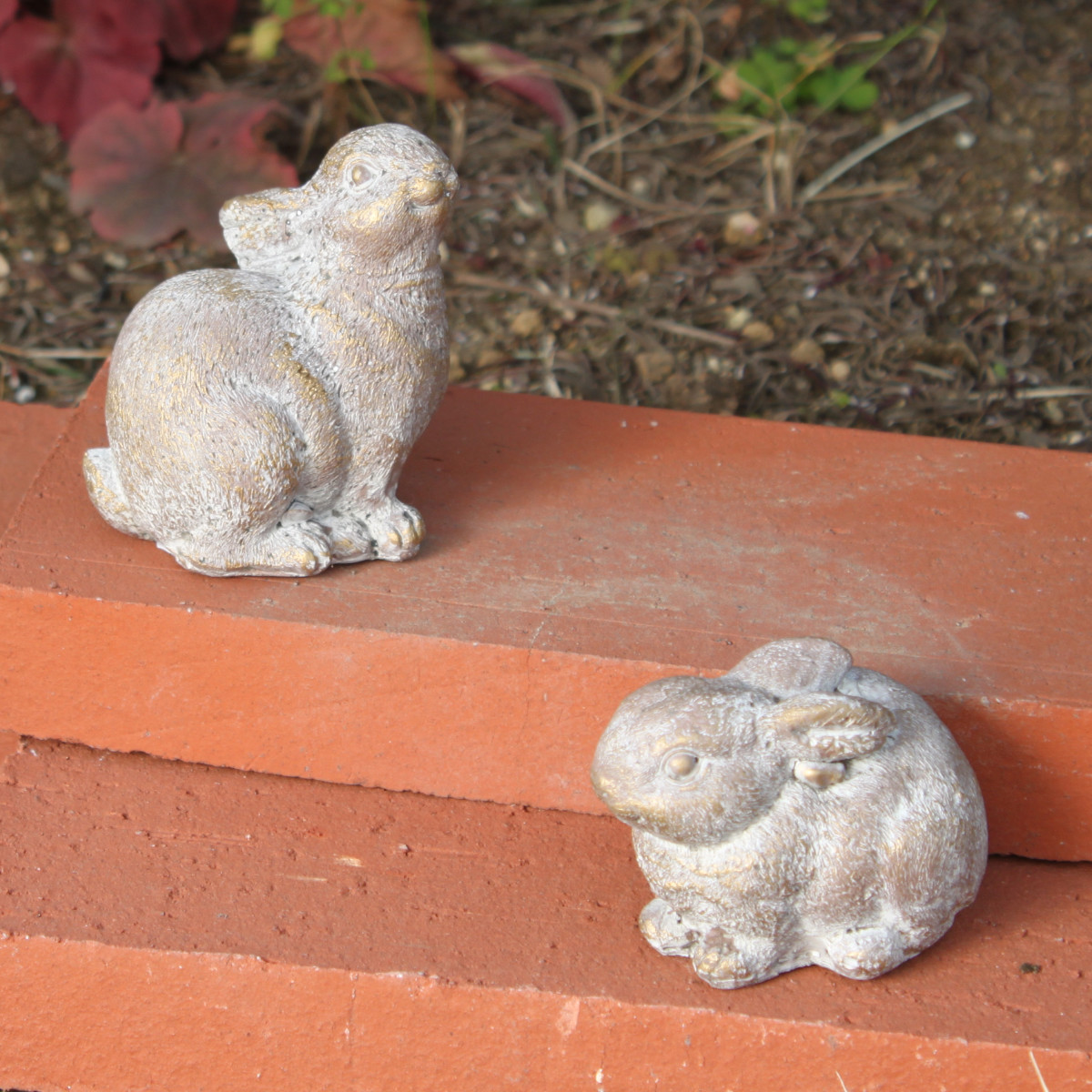 オブジェ デコール セメントオブジェ ラビット A ( 置物 ウサギ うさぎ セメント オブジェ オーナメント ガーデンオーナメント 庭 インテリア 雑貨 屋外 ガーデン雑貨 小型 アニマル )