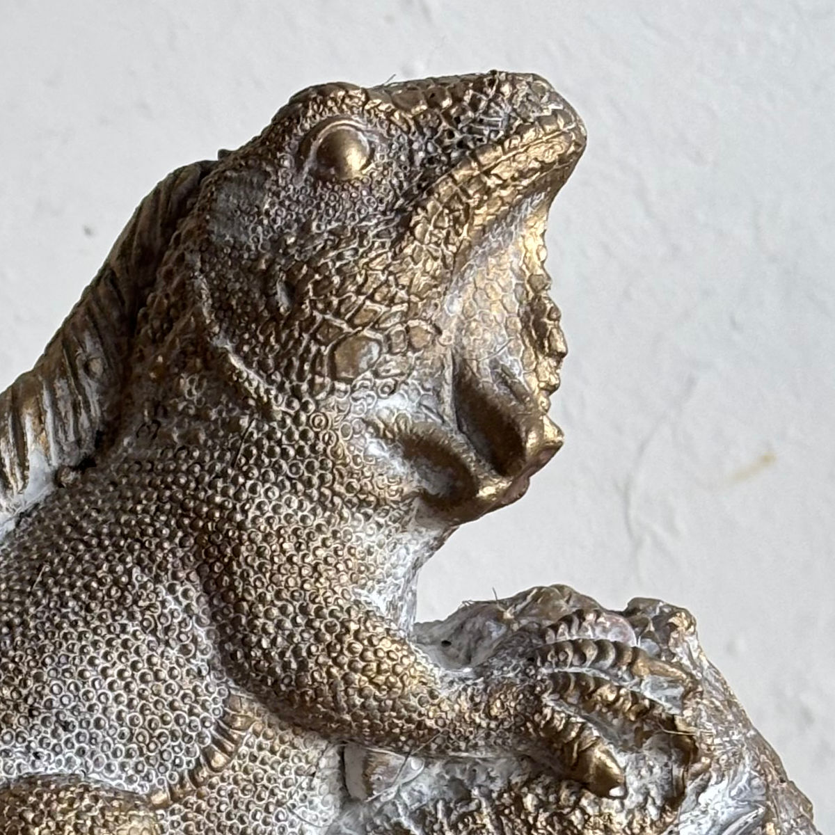 オブジェ デコール セメントオブジェ トカゲ S ( 置物 とかげ セメント オブジェ オーナメント ガーデンオーナメント 庭 インテリア 雑貨 屋外 ガーデン雑貨 中型 アニマル )