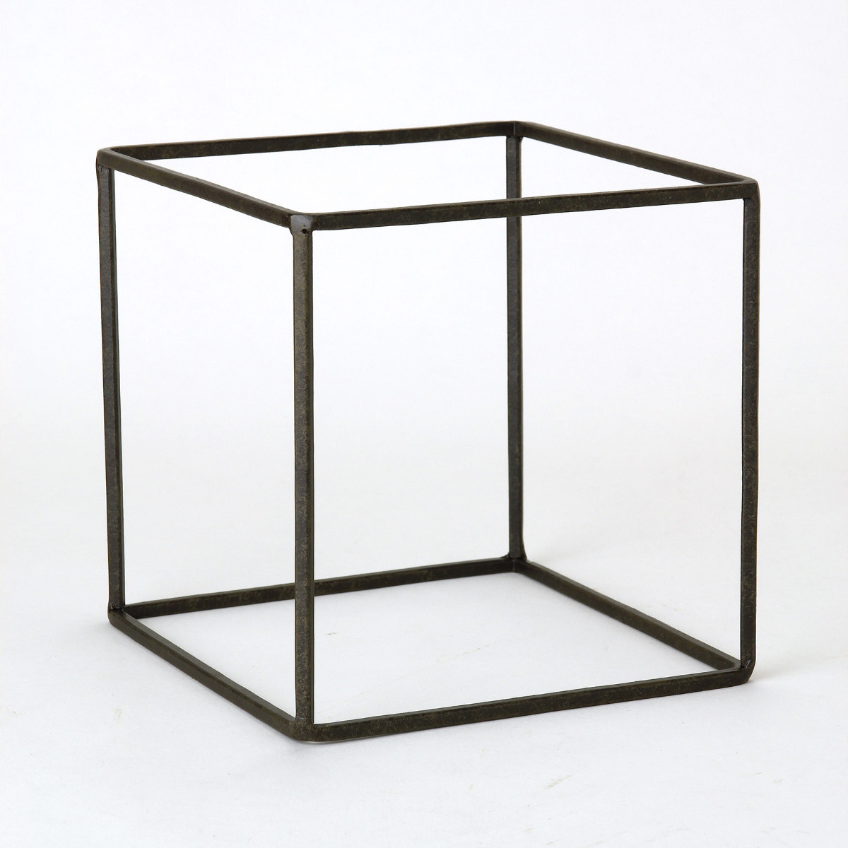 フレーム ジョセフアイアン ディスプレイワイヤーフレーム キューブ Lサイズ ( ディスプレイ 棚 フラワーラック 飾り台 アイアンフレーム 室内 飾る 台 置く 植物 観葉植物 花 園芸 収納棚 小物収納 インテリア )