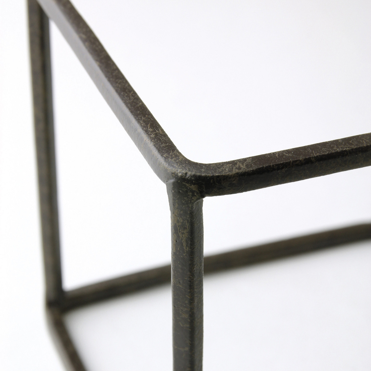 フレーム ジョセフアイアン ディスプレイワイヤーフレーム キューブ Lサイズ ( ディスプレイ 棚 フラワーラック 飾り台 アイアンフレーム 室内 飾る 台 置く 植物 観葉植物 花 園芸 収納棚 小物収納 インテリア )