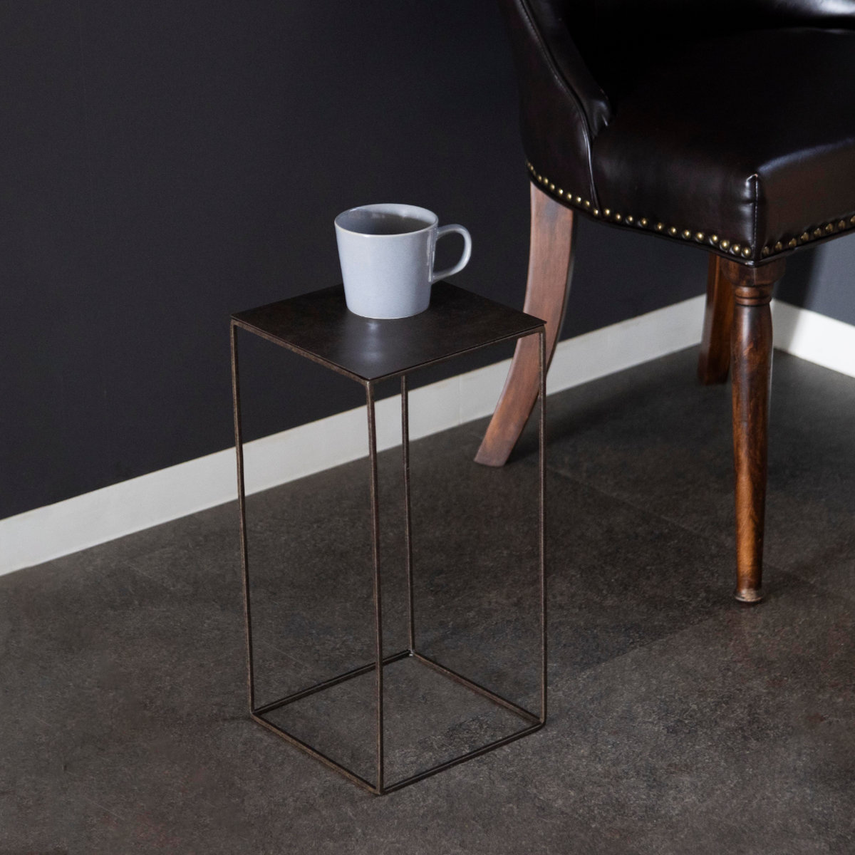 プレート ジョセフアイアンプレート 20×20cm ( ディスプレイ 棚 フラワーラック 飾り台 アイアンプレート 室内 飾る 台 置く 植物 観葉植物 花 園芸 収納棚 小物収納 インテリア )