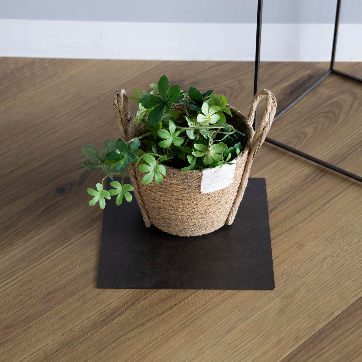 プレート ジョセフアイアンプレート 20×20cm ( ディスプレイ 棚 フラワーラック 飾り台 アイアンプレート 室内 飾る 台 置く 植物 観葉植物 花 園芸 収納棚 小物収納 インテリア )