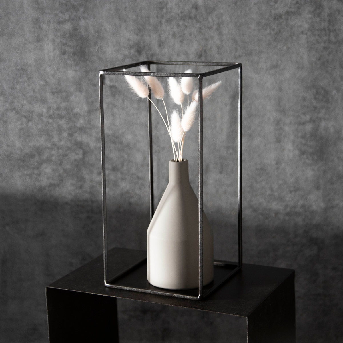 フレーム ジョセフアイアンフレーム レクト 40×20×20cm ( ディスプレイ 棚 フラワーラック 飾り台 アイアンフレーム 室内 飾る 台 置く 植物 観葉植物 花 園芸 収納棚 小物収納 インテリア )