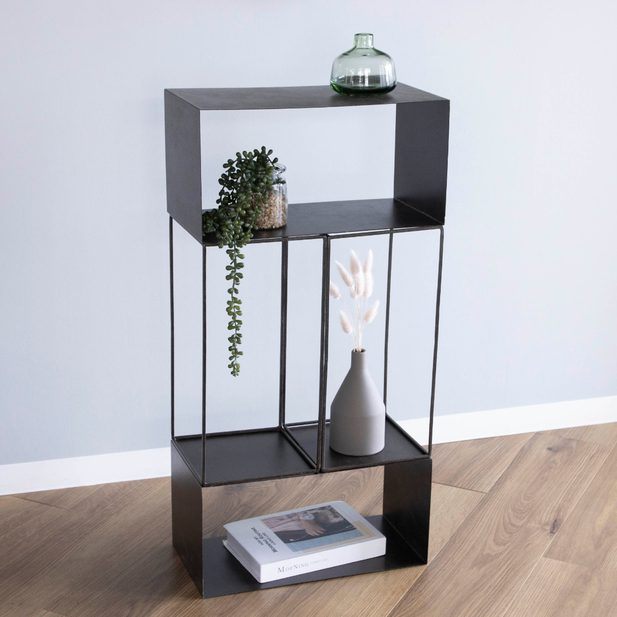 フレーム ジョセフアイアンフレーム レクト 40×20×20cm ( ディスプレイ 棚 フラワーラック 飾り台 アイアンフレーム 室内 飾る 台 置く 植物 観葉植物 花 園芸 収納棚 小物収納 インテリア )