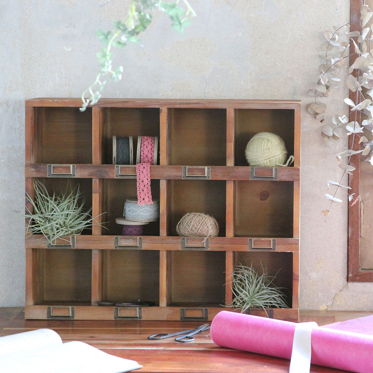 収納ボックス ウッドコレクションボックス 木製 小物収納 ( 飾り棚 小物入れ 小物 雑貨 収納 ディスプレイ 飾る コレクションボックス ディスプレイボックス ディスプレイケース おしゃれ かわいい レトロ アンティーク調 )