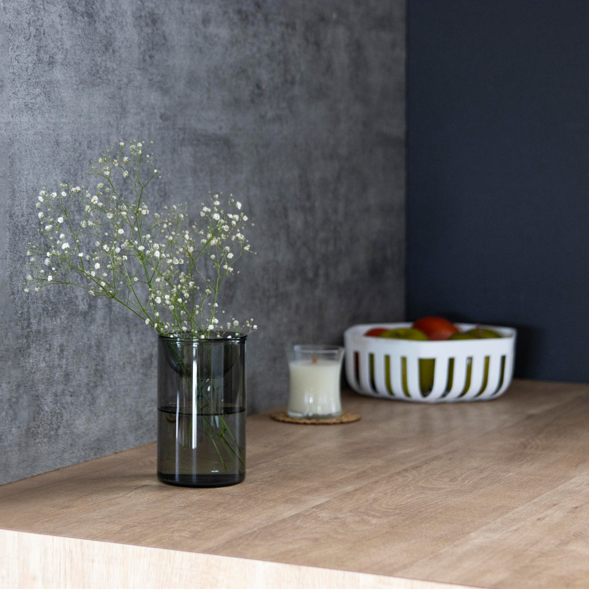 花瓶 BULB VASE 水栽培ガラスベース ショート 水耕栽培 ( 花器 ガラス おしゃれ フラワーベース 一輪挿し 花 グレー グリーン 栽培 ハーブ インテリア オブジェ ガラス製 飾る フラワーグラス 水栽培 )