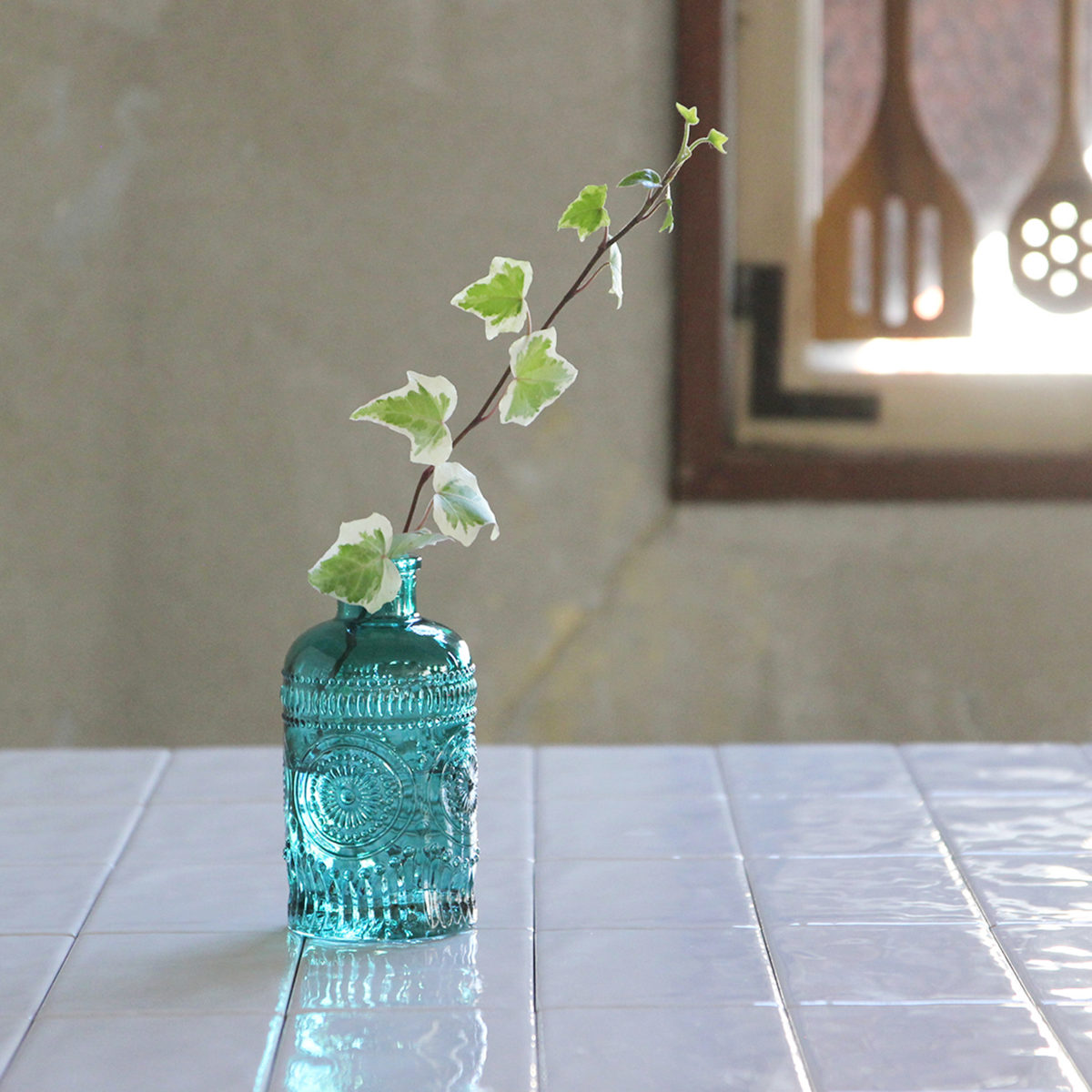 花瓶 プチフラワーベース グリーン ( 花ビン 花びん 花器 ベース フラワーベース フラワー 花 飾る 花入れ ガラス ガラス製 色ガラス おしゃれ 一輪挿し ) 【セットゥ】 セットゥ