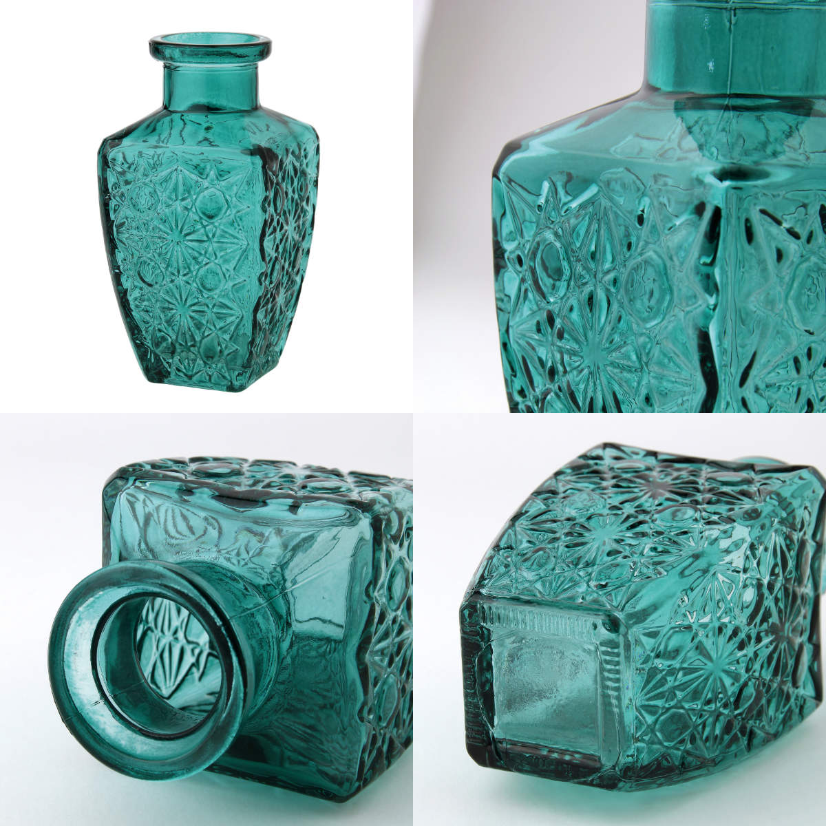 花瓶 プチフラワーベース グリーン ( 花ビン 花びん 花器 ベース フラワーベース フラワー 花 飾る 花入れ ガラス ガラス製 色ガラス おしゃれ 一輪挿し ) 【セットゥ】 セットゥ