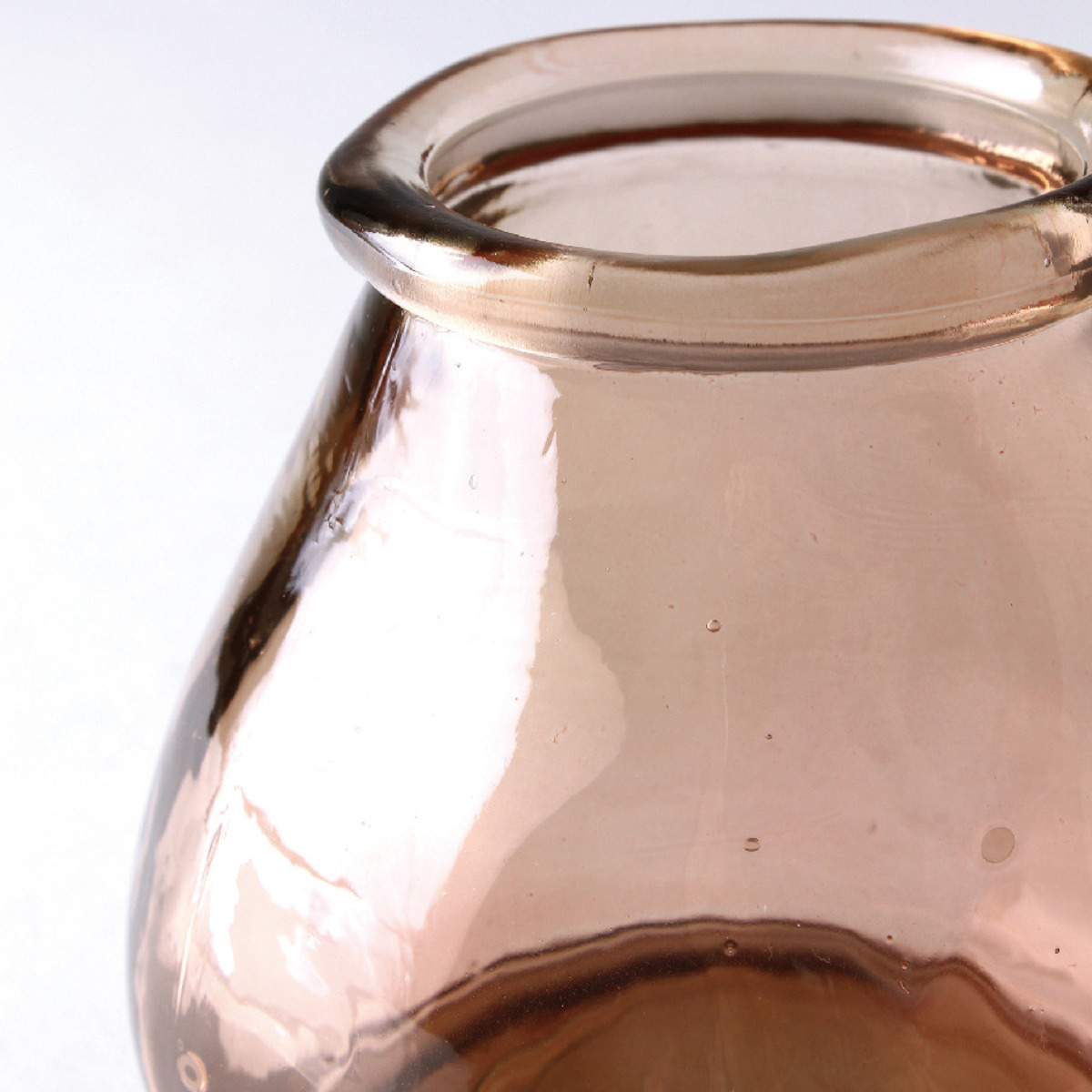 花瓶 VALENCIA リサイクルガラス ミニフラワーベース CERO ( 花ビン 花びん 花器 フラワーベース フラワー 花 飾る 花入れ ガラス ガラス製 クリア 透明 色ガラス おしゃれ 一輪挿し ) 【クリア】 クリア