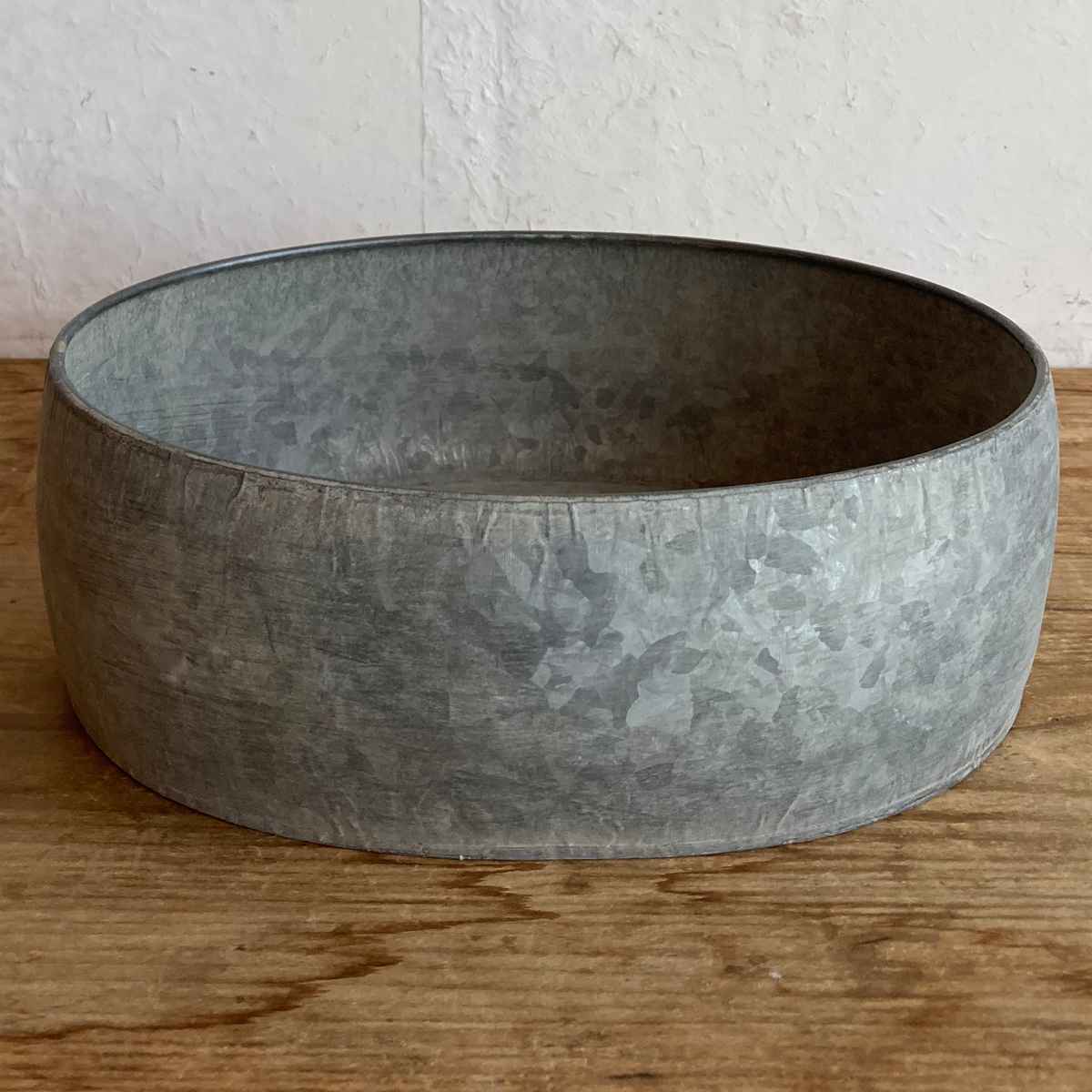 鉢 ブリキプランター オーバル L ( 植木鉢 プランター プラントポット 植物用ポット 鉢カバー ブリキ鉢 植物 花 ドライフラワー 観葉植物 多肉植物 園芸 インテリア ブリキ 楕円 底穴 )