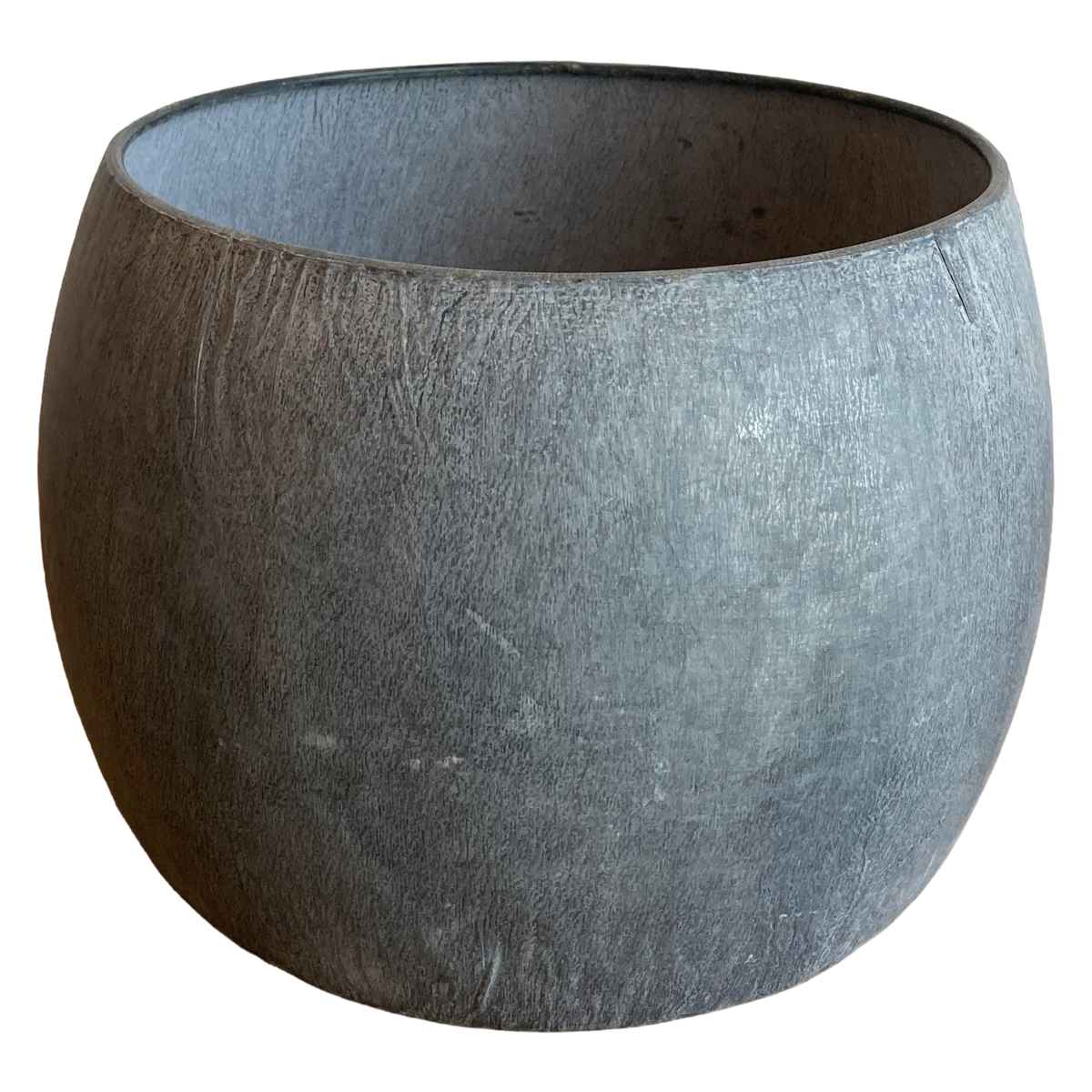 植木鉢 ブリキプランター ラウンド M ( プランター プラントポット 植物用ポット 鉢カバー ブリキポット ブリキ鉢 植物 花 ドライフラワー 観葉植物 多肉植物 園芸 インテリア 収納 丸型 PVCポット付き )