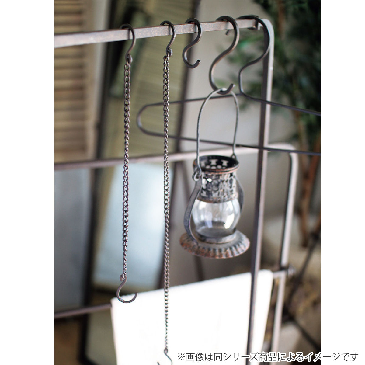 フック S 15cm ジョセフアイアン ロング S字フック 2本入り ( 吊り下げ ハンギング 吊るす 収納 DIY 金具 Sカン アイアンフック 引っ掛け 掛ける おしゃれ Sフック 小物 見せる収納 魅せる収納 )