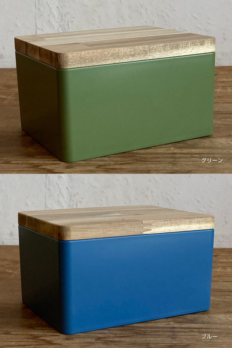 収納ボックス KITOHAKO ふた付き 小物入れ 幅15×奥行11×高さ8cm 日本製 ( 収納 ボックス ケース 小物収納 ふた フタ付き 蓋 木製 木 天然木 インテリア カラフル カラー 入れ物 保管 ストック 天然素材 プラスチック 樹脂 雑貨 ) 【クリア】 クリア