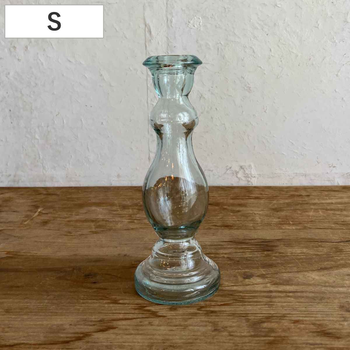 花瓶 リサイクルガラス NOVIEMBRE S ( 花ビン 花びん 花器 フラワーベース フラワー 花 飾る 花入れ ガラス ガラス製 再生ガラス 透明 おしゃれ 一輪挿し )