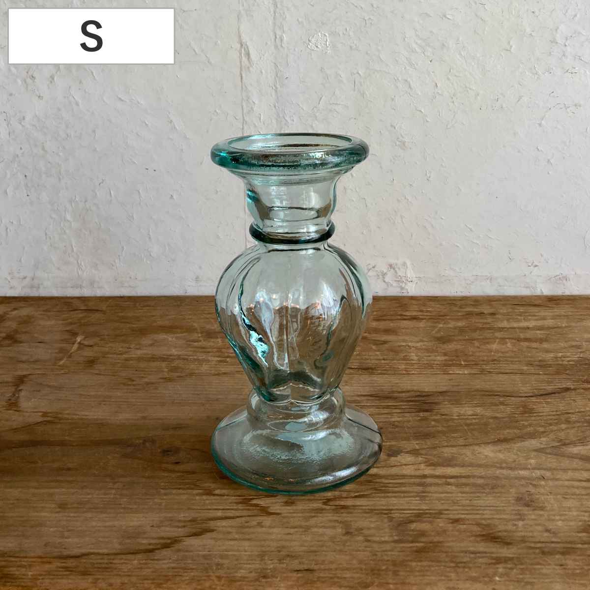 花瓶 リサイクルガラス ANADIR S ( 花ビン 花びん 花器 フラワーベース フラワー 花 飾る 花入れ ガラス ガラス製 再生ガラス 透明 おしゃれ 一輪挿し )