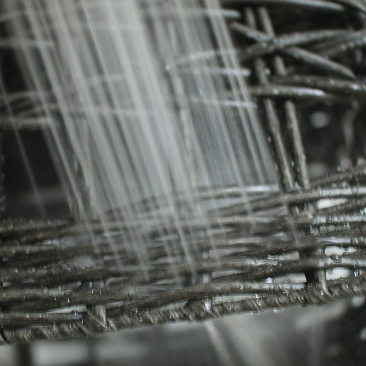 プランターカバー Re-PLA ハンドルラウンドバスケット Lサイズ ( 鉢カバー 鉢入れ 植木鉢入れ かご バスケット 丸 取っ手 スタンド 置き型 観葉植物 鉢植え 花 室内 収納 小物入れ インテリア ナチュラル おしゃれ )【 チャコールグレー 】 チャコールグレー