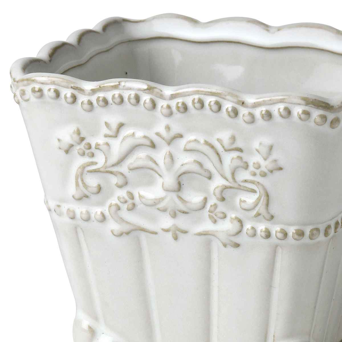 dショッピング |植木鉢 リスブロン 猫脚スクエアポット Sサイズ