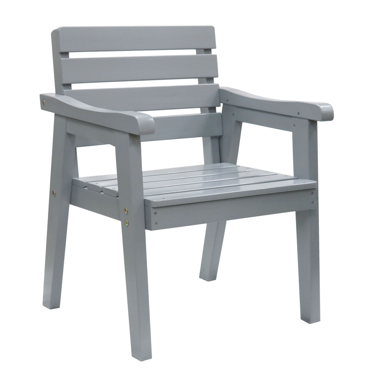 ベンチ 天然木製ベンチ 幅60cm Elan エラン ( 木製 屋外 ウッドチェア ウッドベンチ 庭 バルコニー 1人掛け 天然木 庭先 ガーデンファーニチャー 椅子 ガーデン おしゃれ オブジェ 木 ウッド ) 【ホワイト】 ホワイト