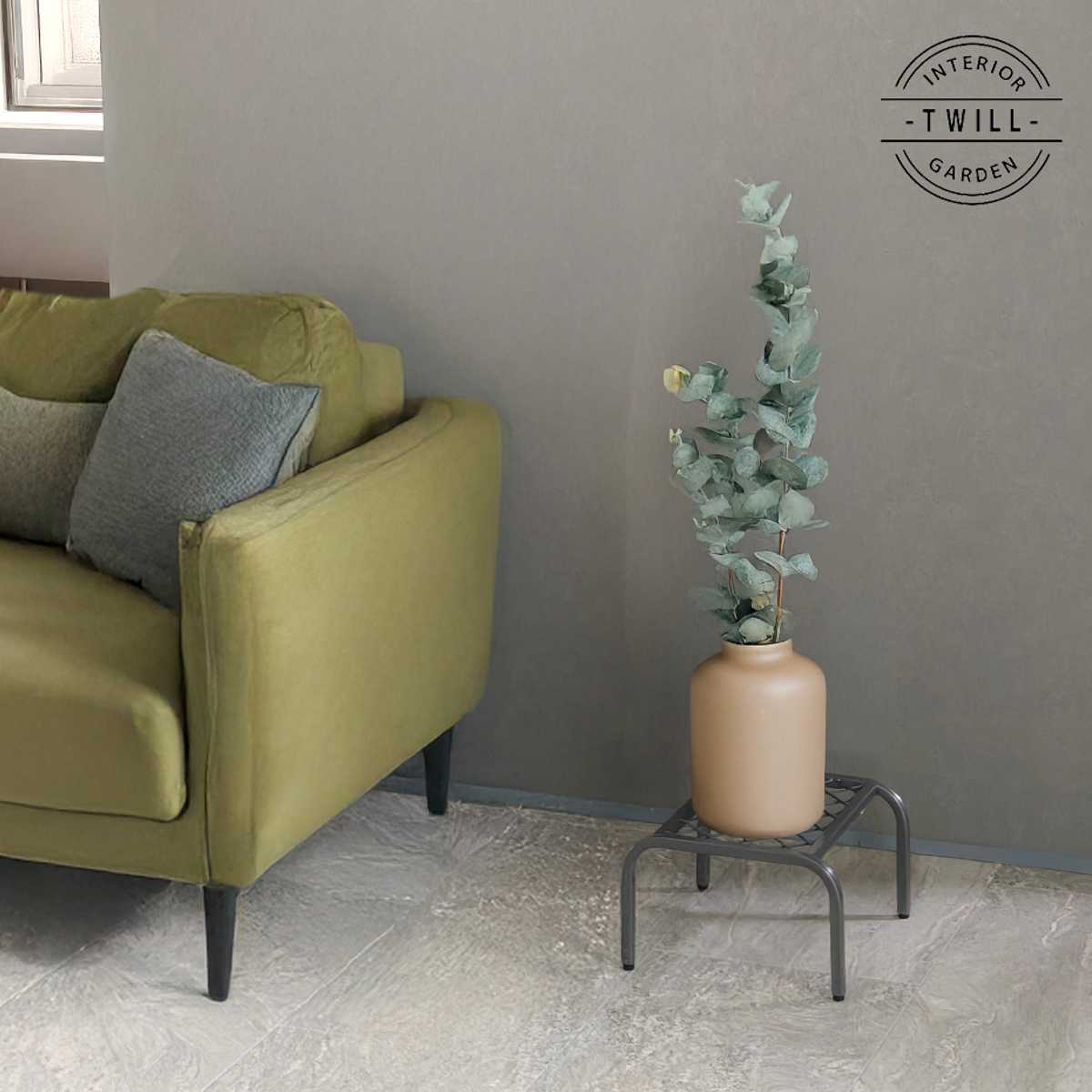 花台 アイアン プランタースタンド TWILL ツイル ローサイズ 同色2個組 ( プランター台 フラワーラック 飾り台 プランターラック フラワー スタンド 室内 飾る 台 脚付き 置く 植物 観葉植物 花 園芸 アイアンフレーム 2個セット ) 【ゴールド】 ゴールド